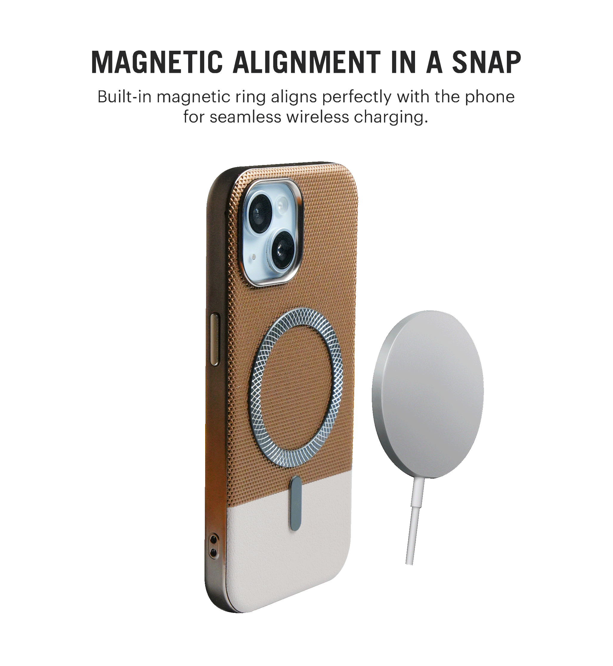 BronzeCore V2.0 Magsafe Dual Tone Cover for iPhone 15
