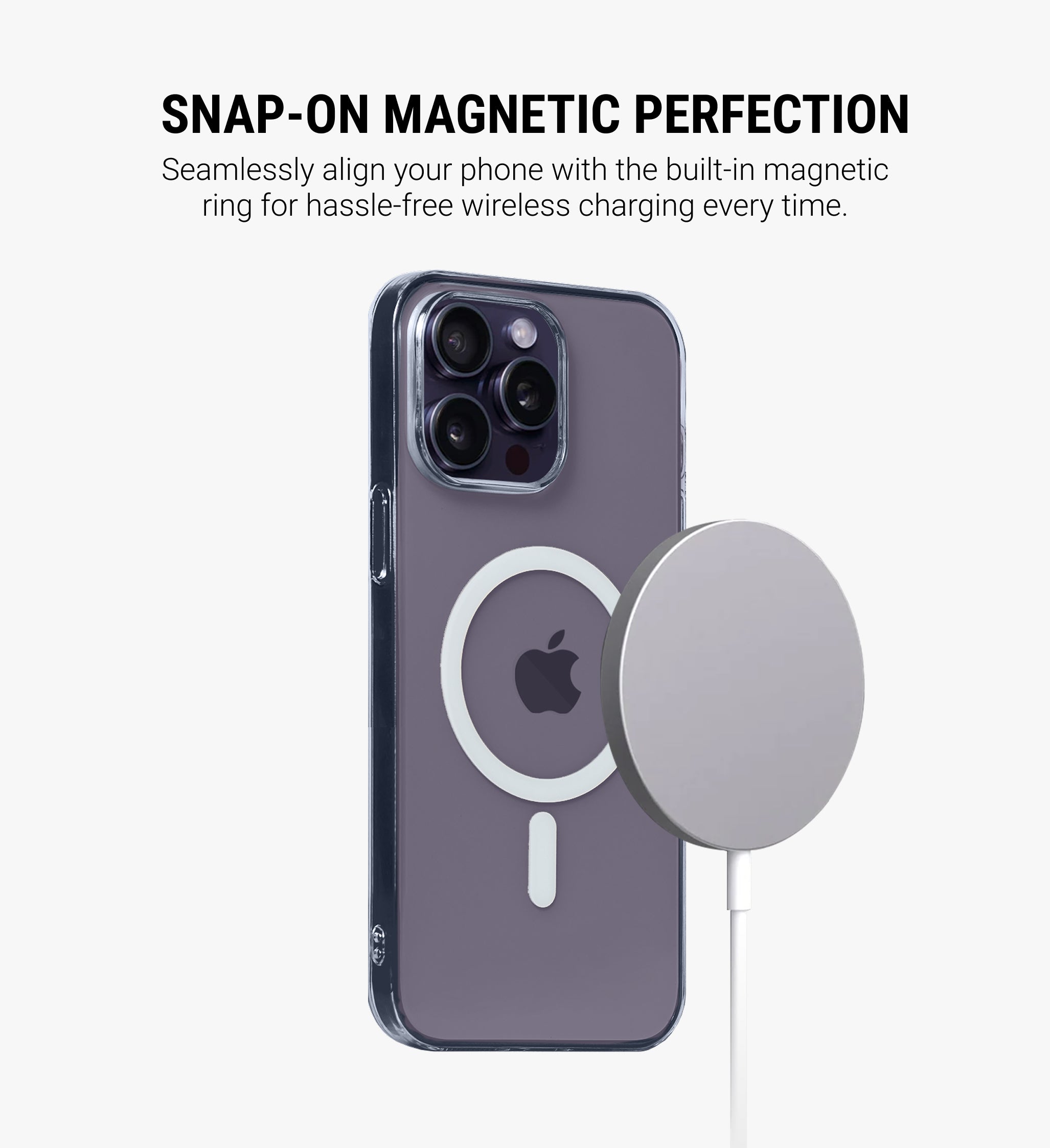 Anti-Yellow MagSafe Phone Case Cover for iPhone 14 Pro Max