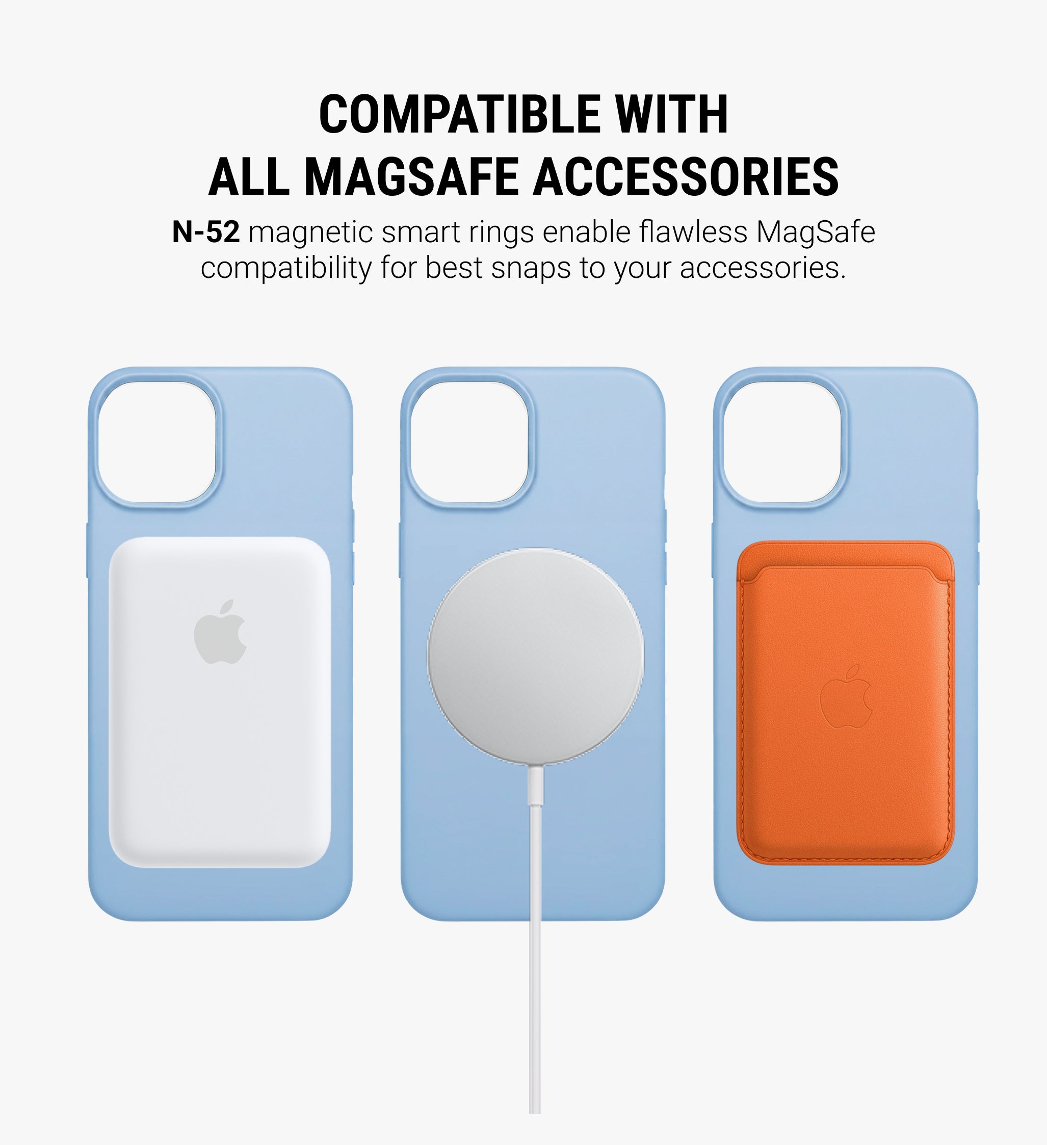 Silicone Magsafe Phone Case Cover for iPhone 14 - Blue