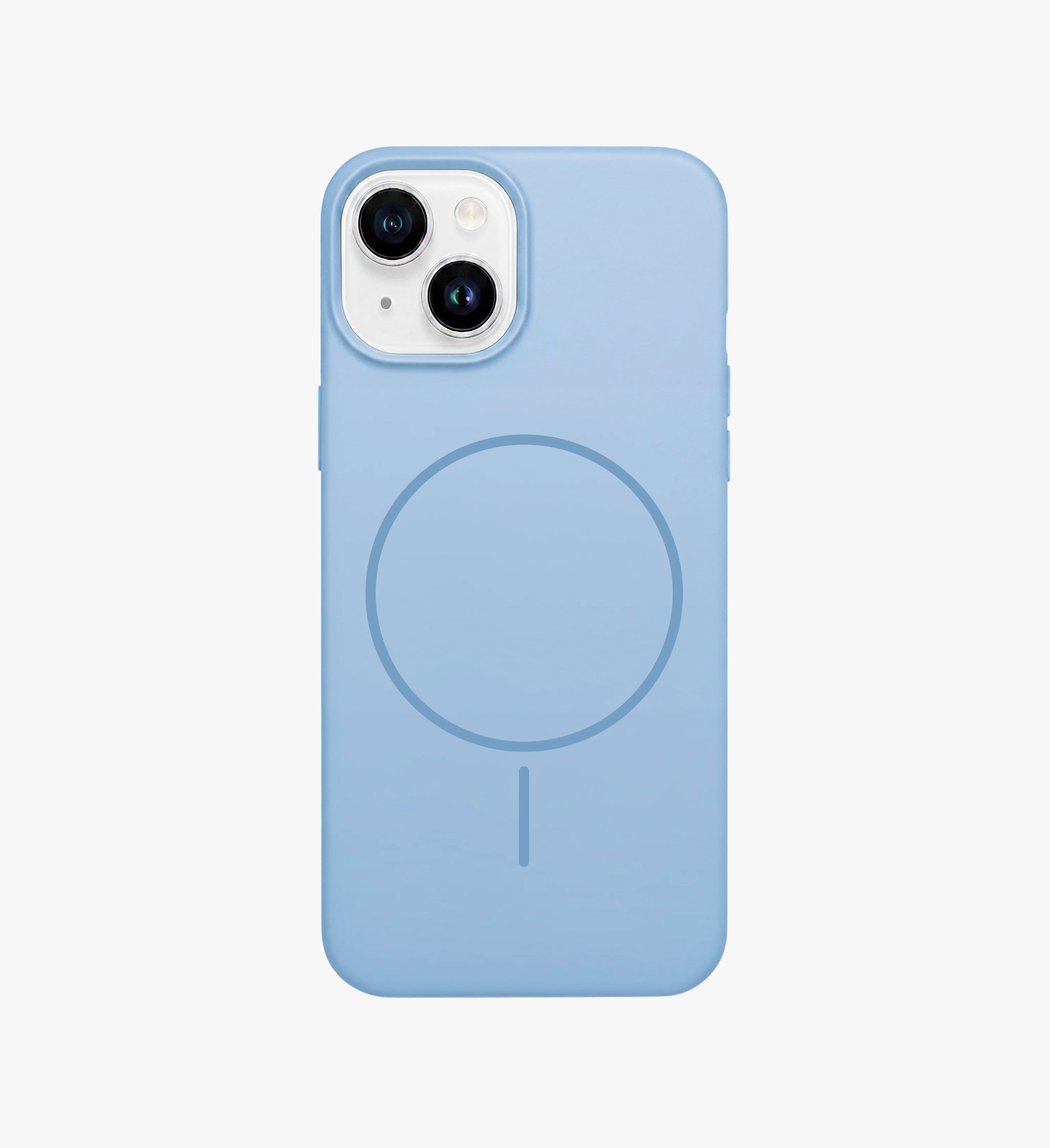 Silicone Magsafe Phone Case Cover for iPhone 15 - Blue