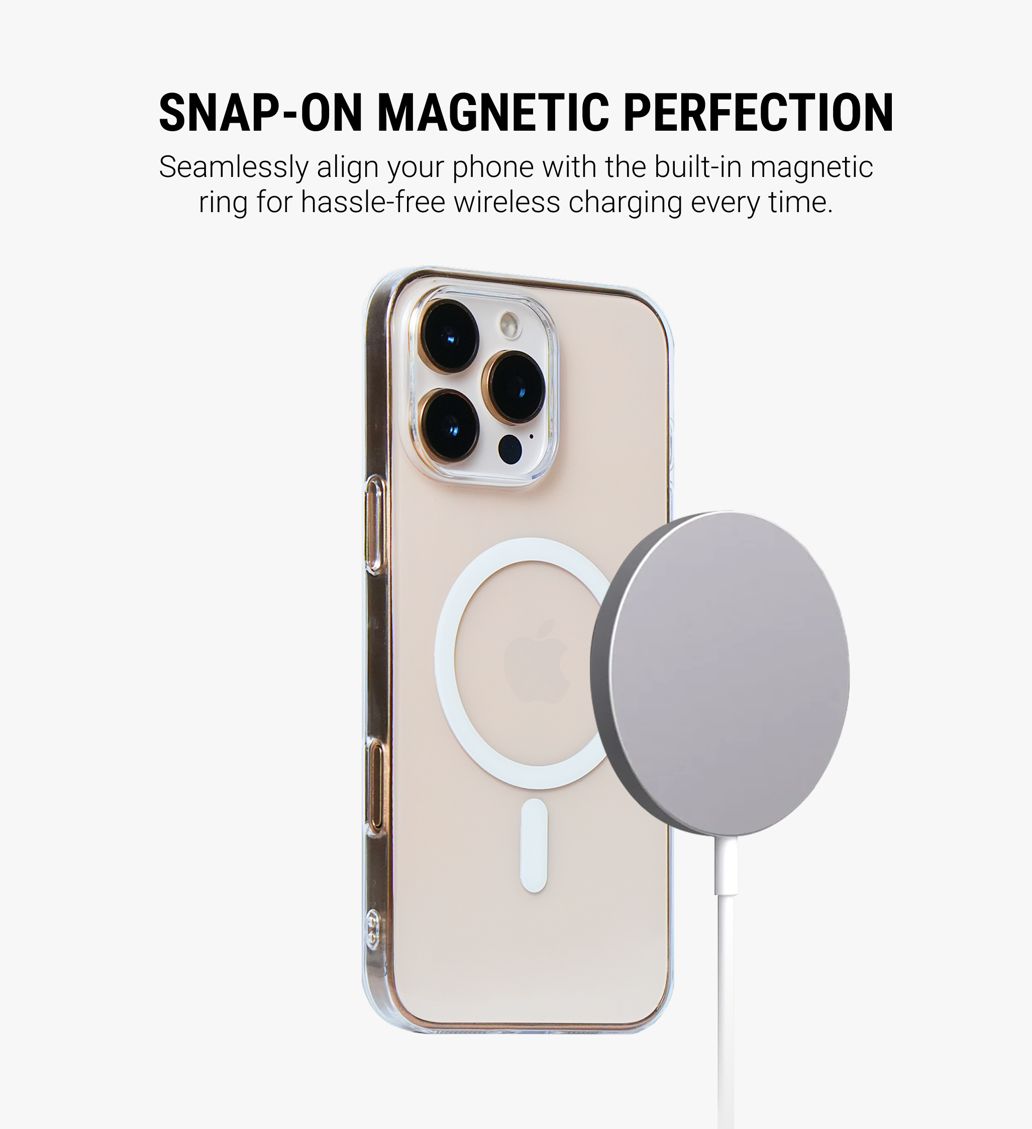 Anti-Yellow MagSafe Phone Case Cover for iPhone 16 Pro Max