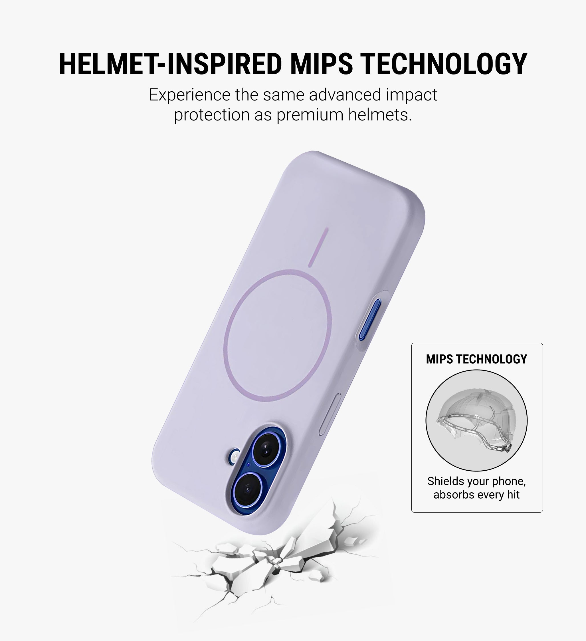 Silicone Magsafe Phone Case Cover for iPhone 16 Plus - Purple