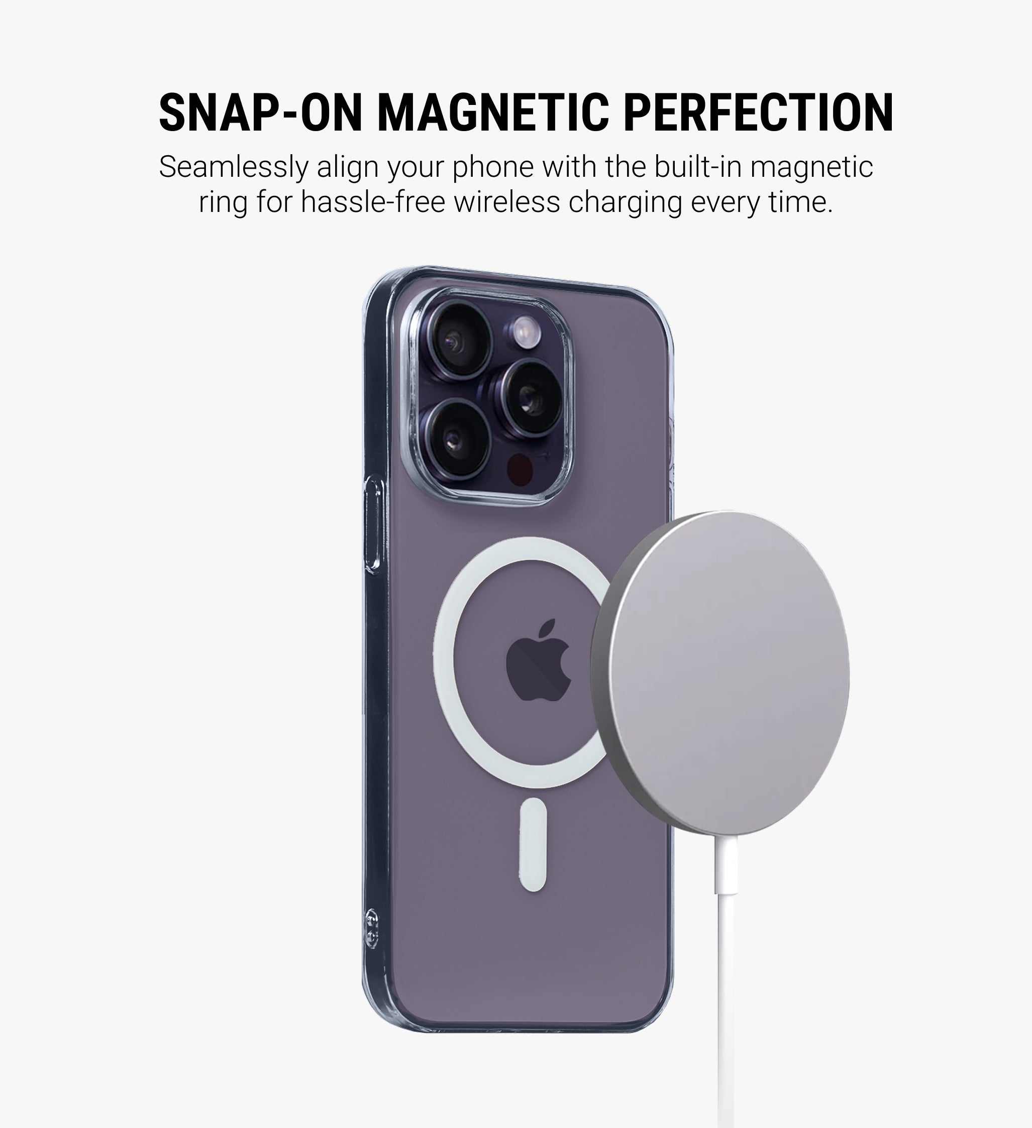 Anti-Yellow MagSafe Phone Case Cover for iPhone 14 Pro