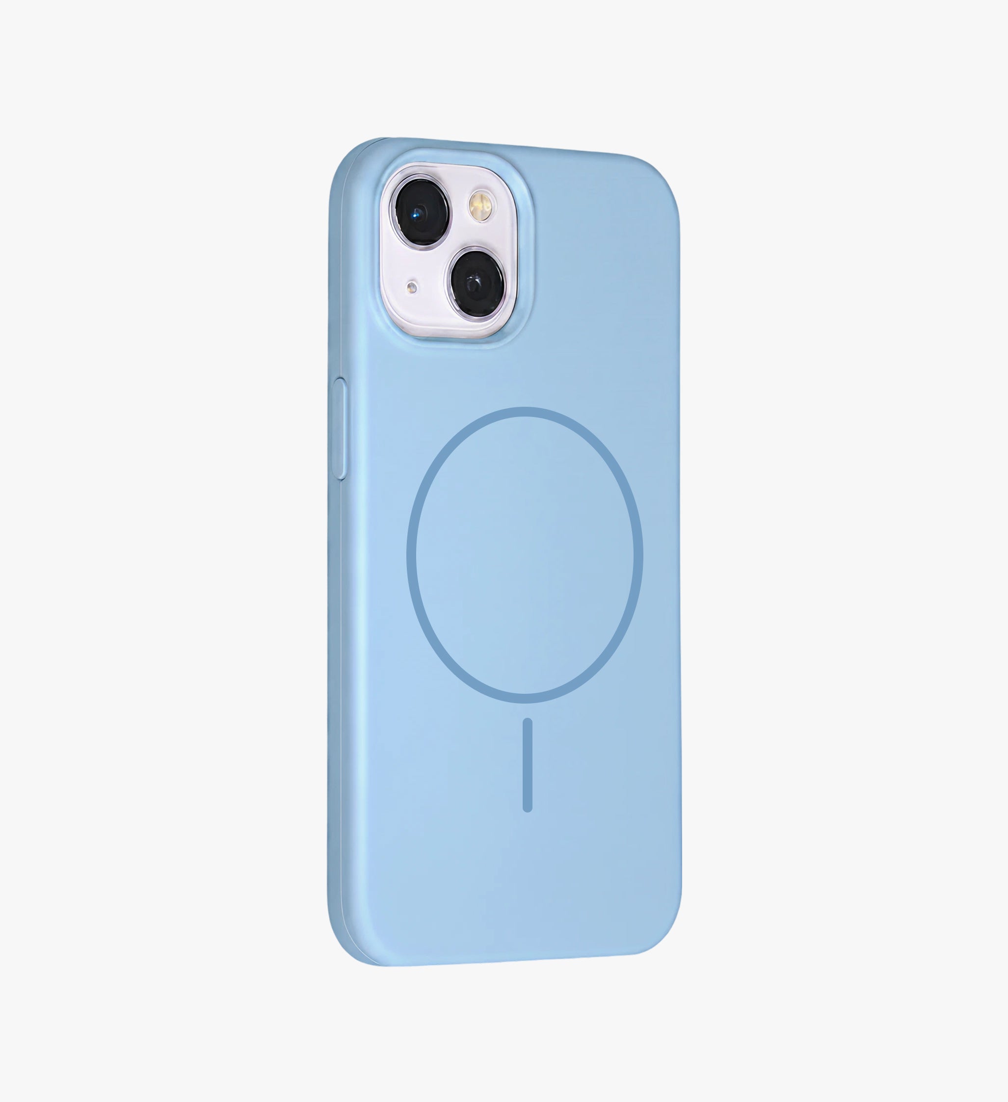 Silicone Magsafe Phone Case Cover for iPhone 15 - Blue